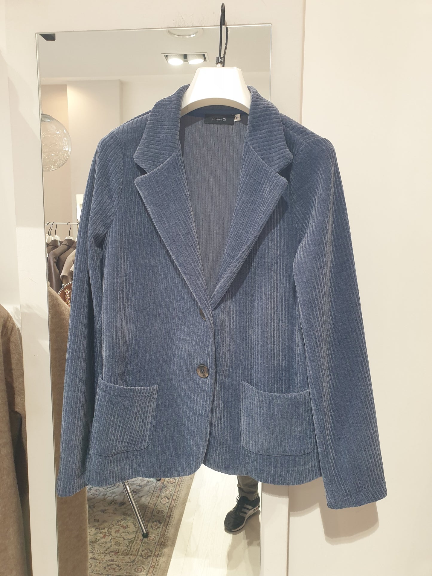 Studio - Giacchina in velluto a coste avorio