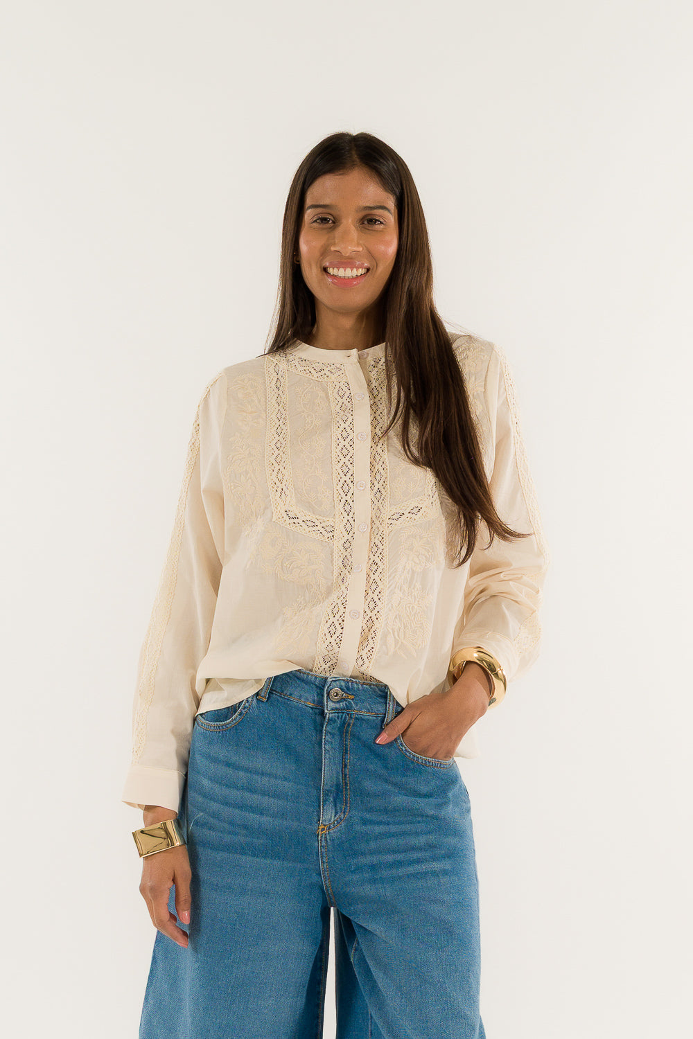 Kontatto - Camicia in pizzo