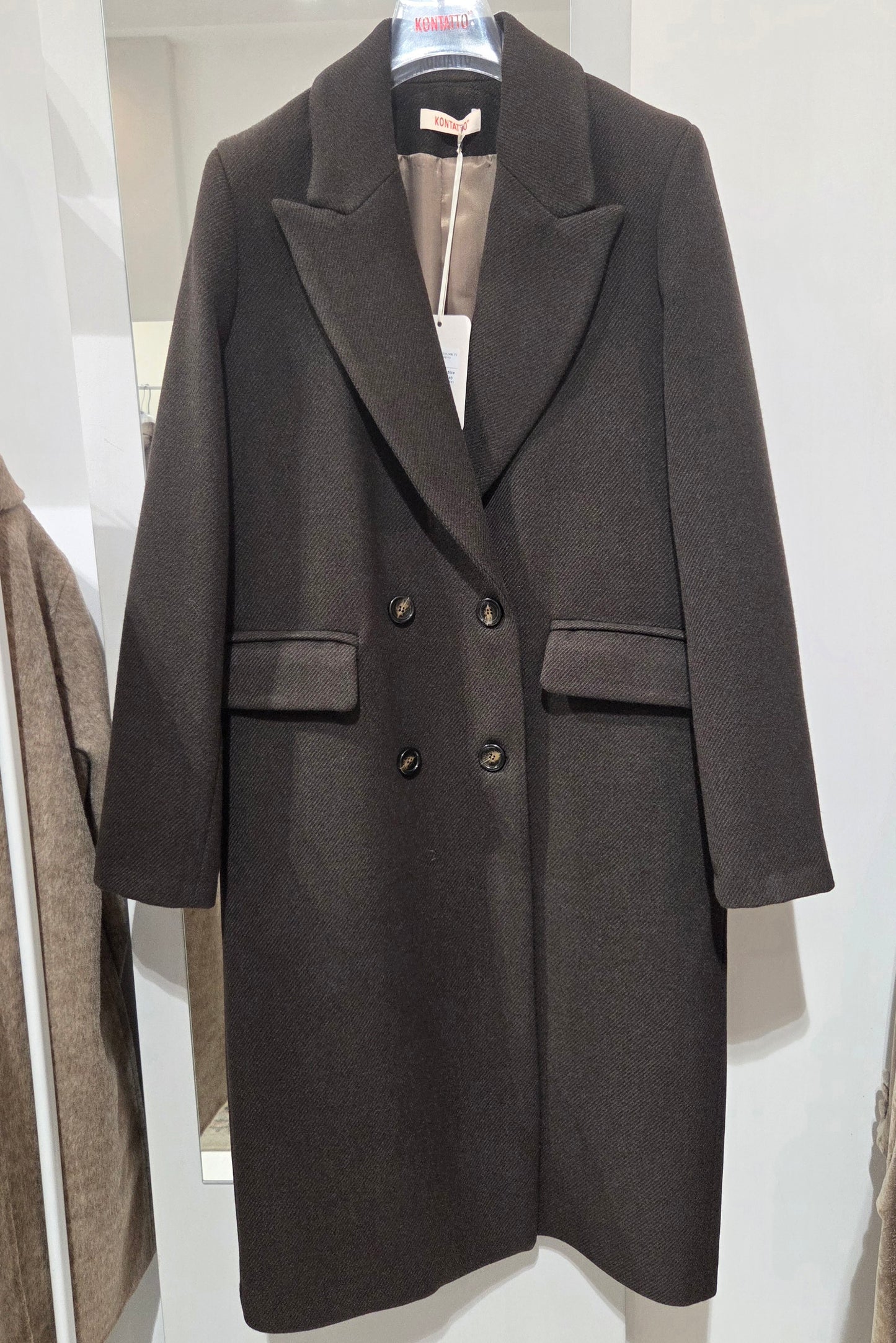 Kontatto - Cappotto over doppiopetto