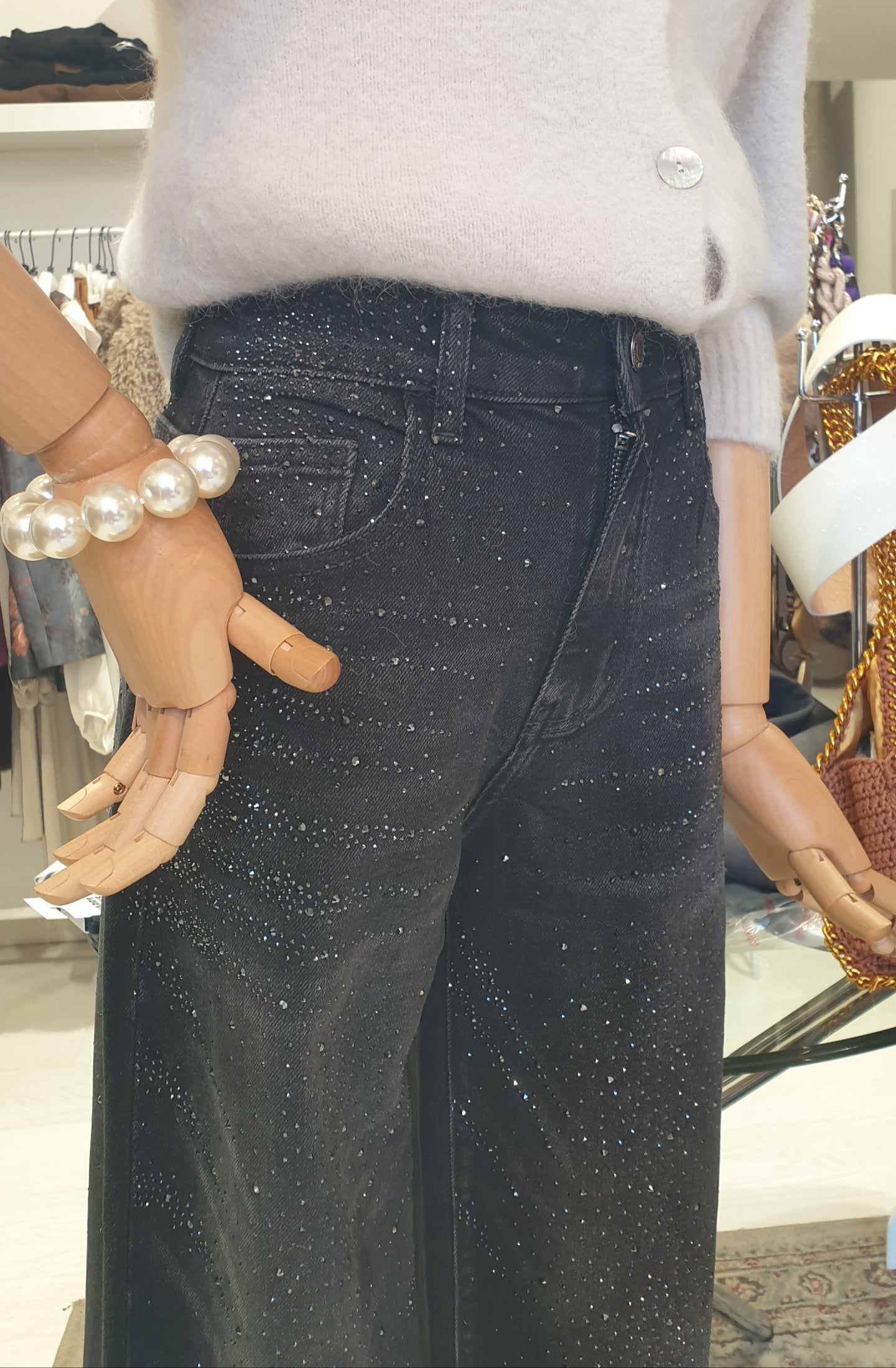 Kontatto - Jeans con micropaillettes