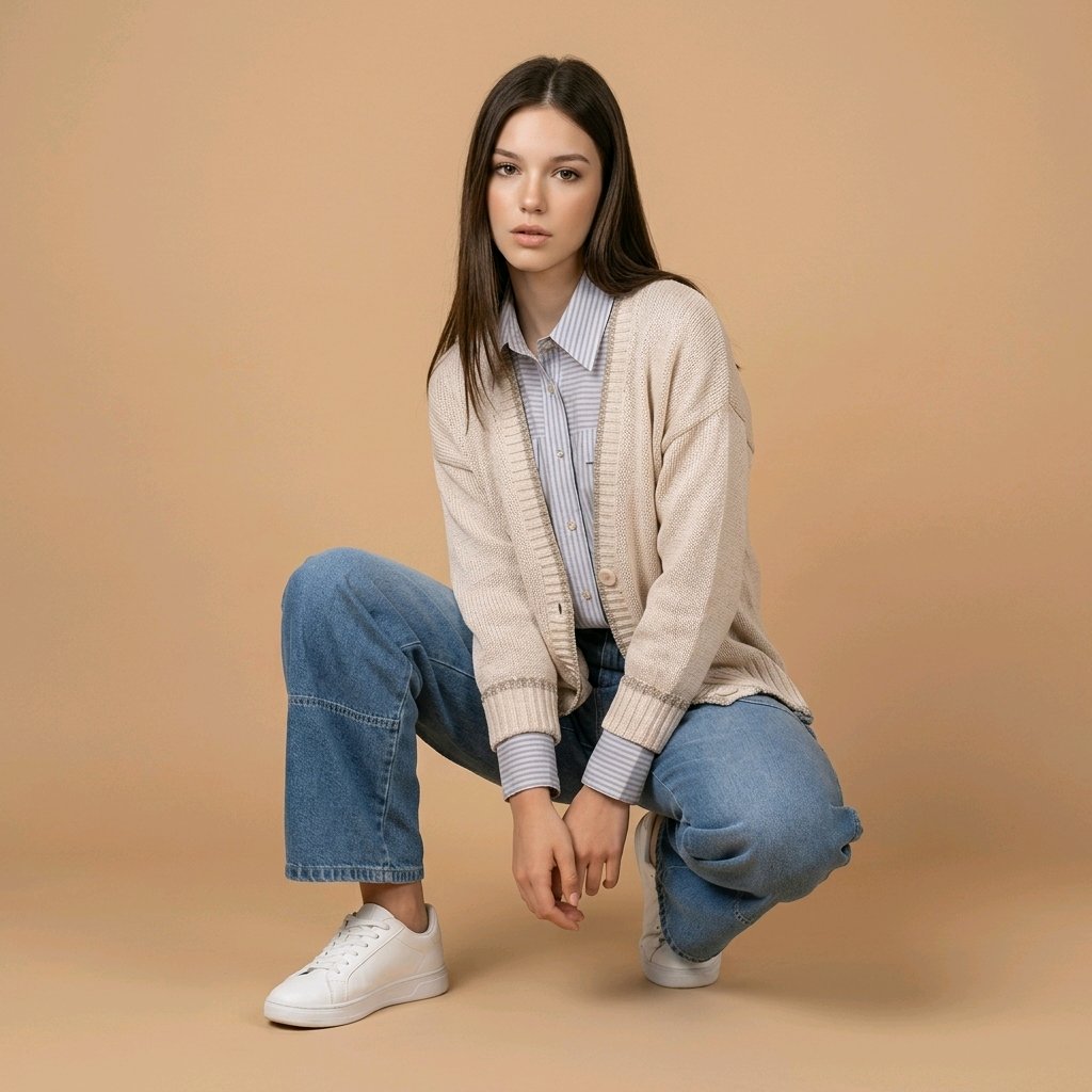 Eco Fashion - Cardigan lurex