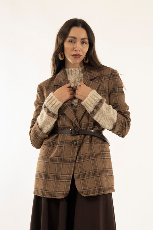 Kontatto - Blazer con cinta