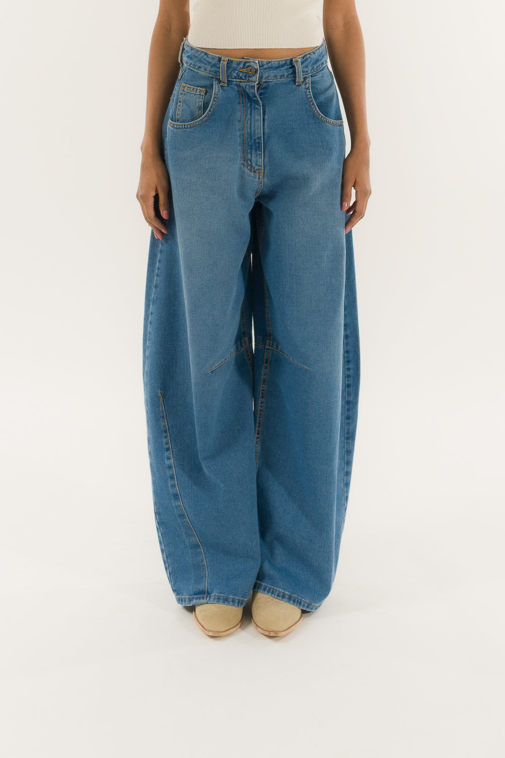 Kontatto - Jeans denim baloon