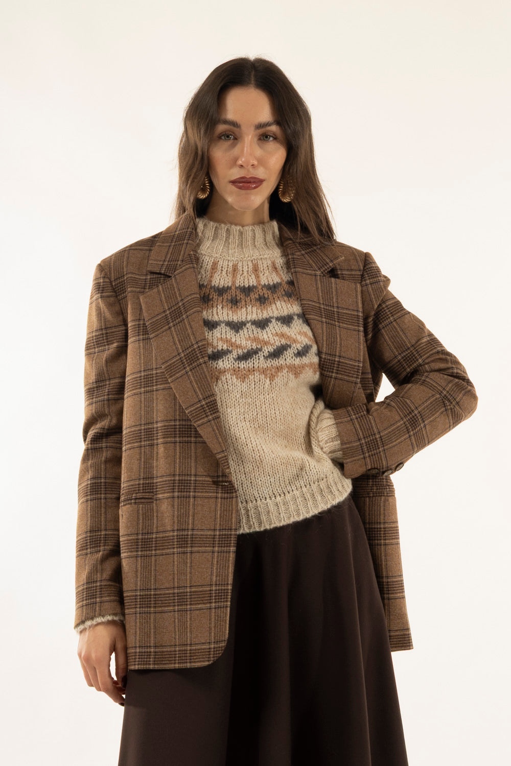 Kontatto - Girocollo norvegese mohair