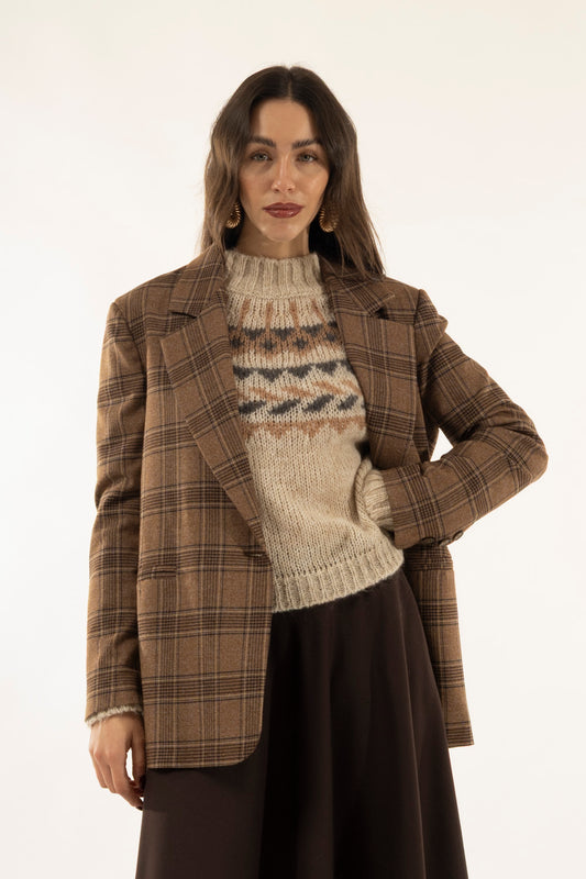 Kontatto - Girocollo norvegese mohair