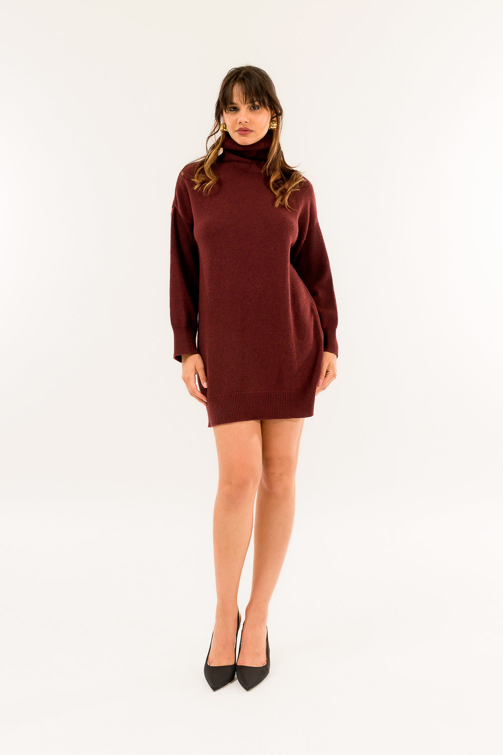 Kontatto - Abito dolcevita in lana