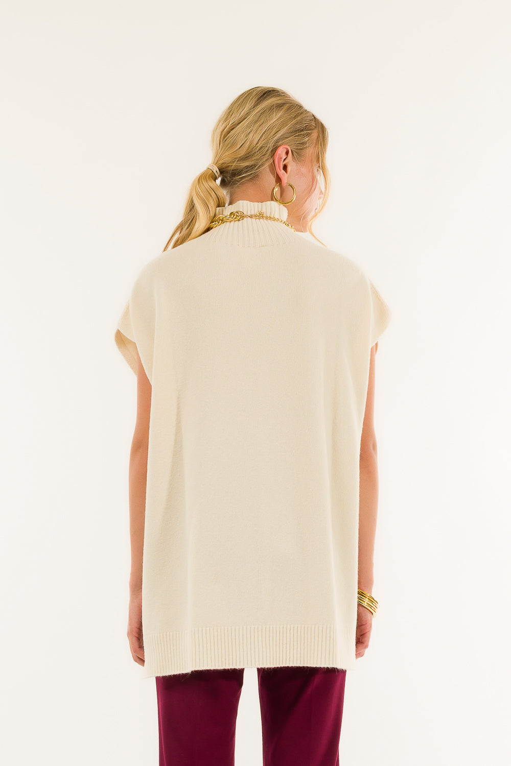 Kontatto - Gilet over lupetto