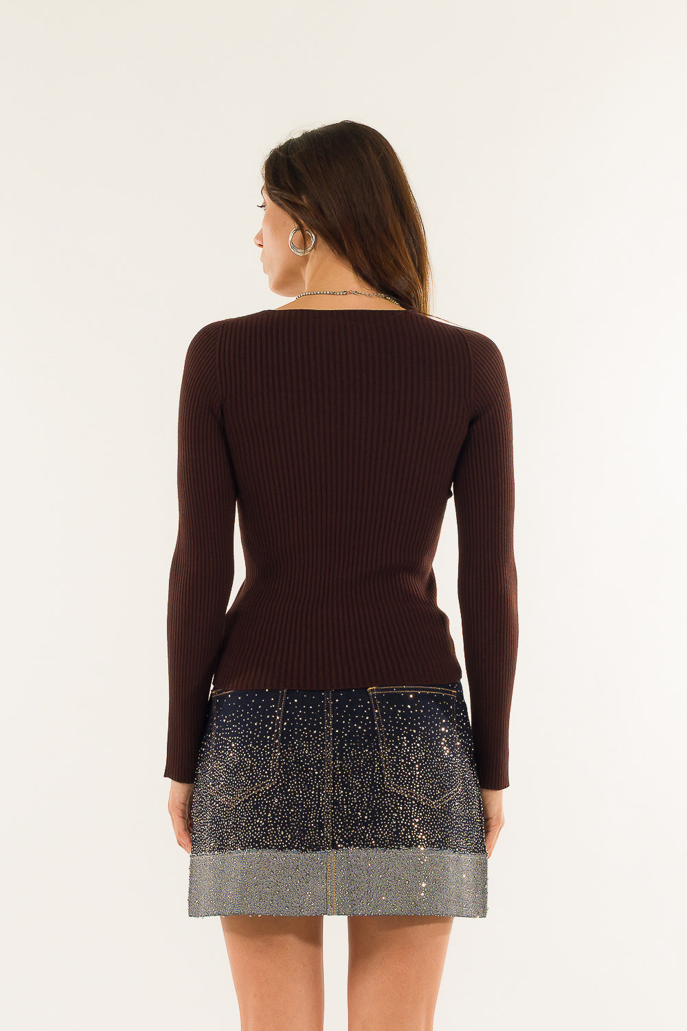 Kontatto - Maglia scollo quadro