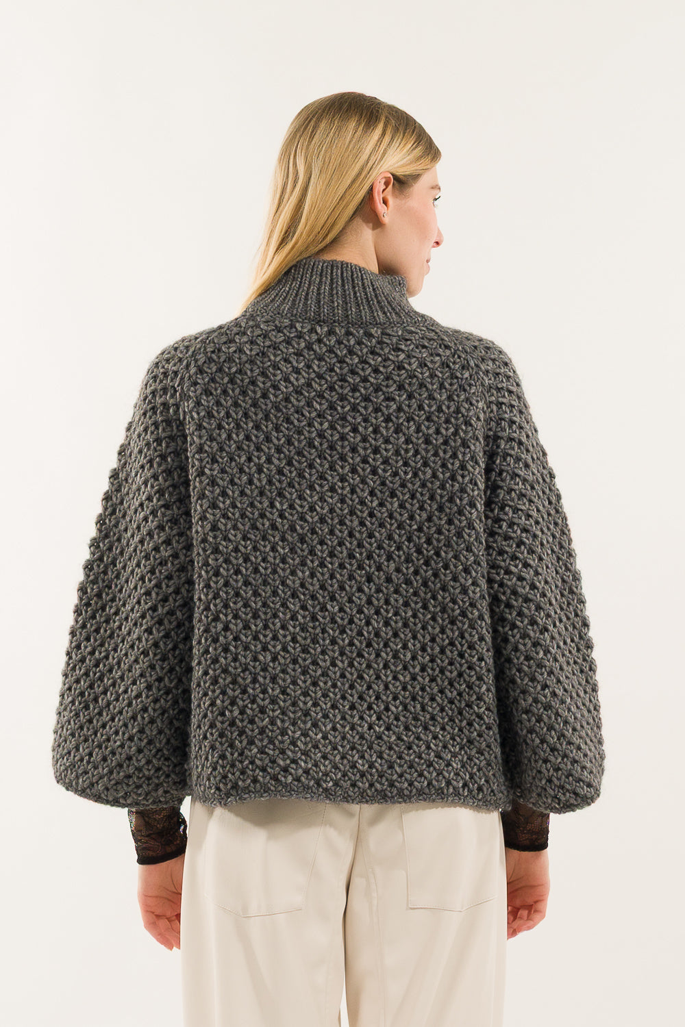 Kontatto - Maglione intrecciato