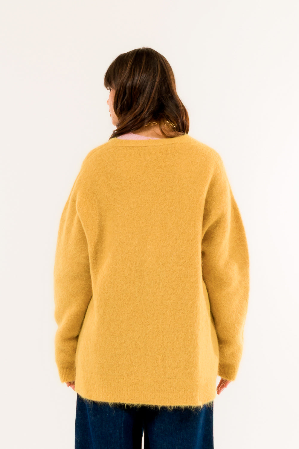 Kontatto - Cardigan lungo in alpaca