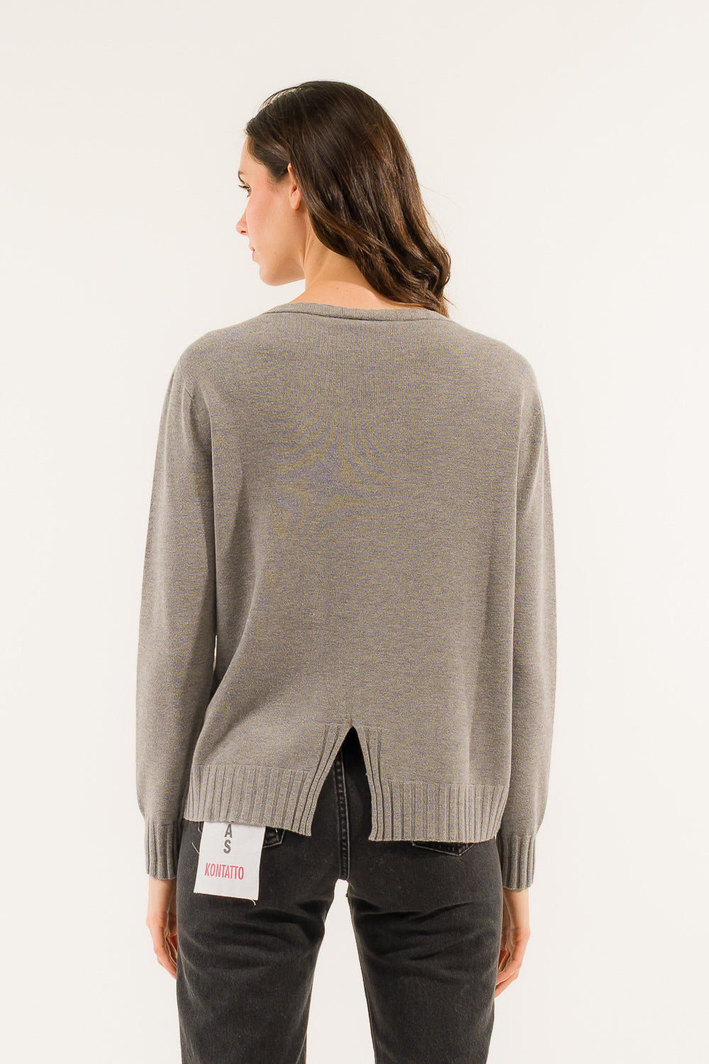 Kontatto - Maglia con spacco dietro