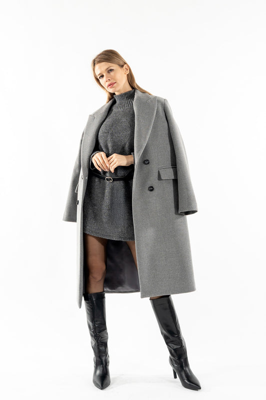 Kontatto - Cappotto over doppiopetto