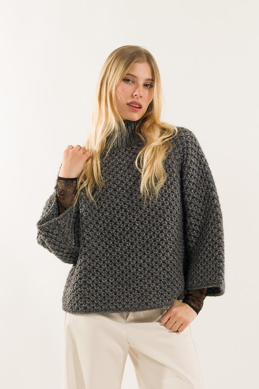 Kontatto - Maglione intrecciato