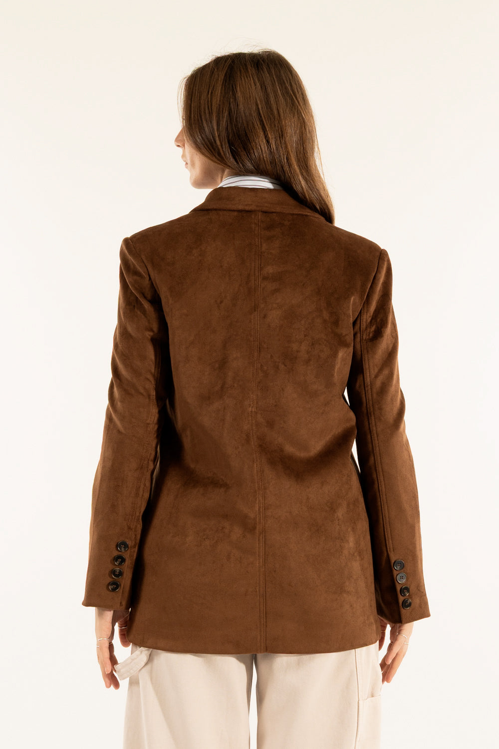 Kontatto - Giacca in suede con bottoni