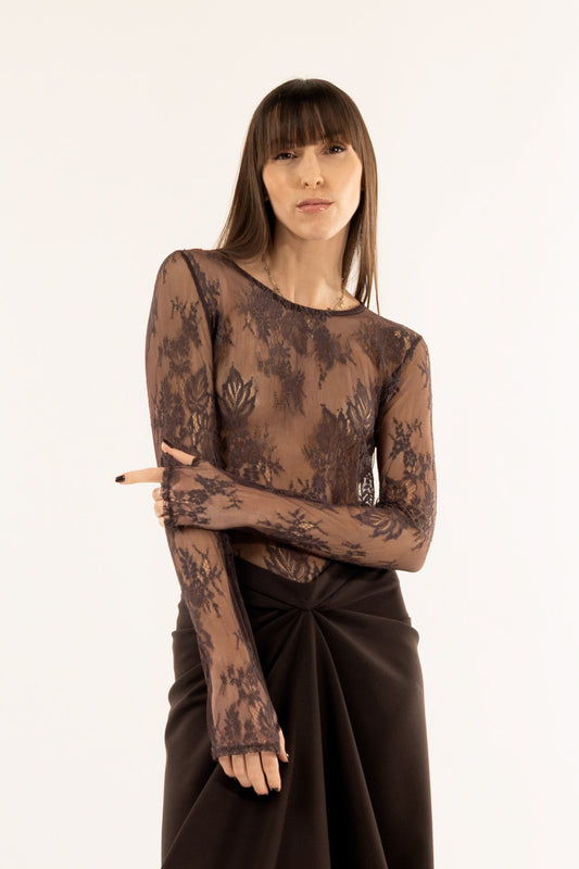 Kontatto - Tshirt in pizzo