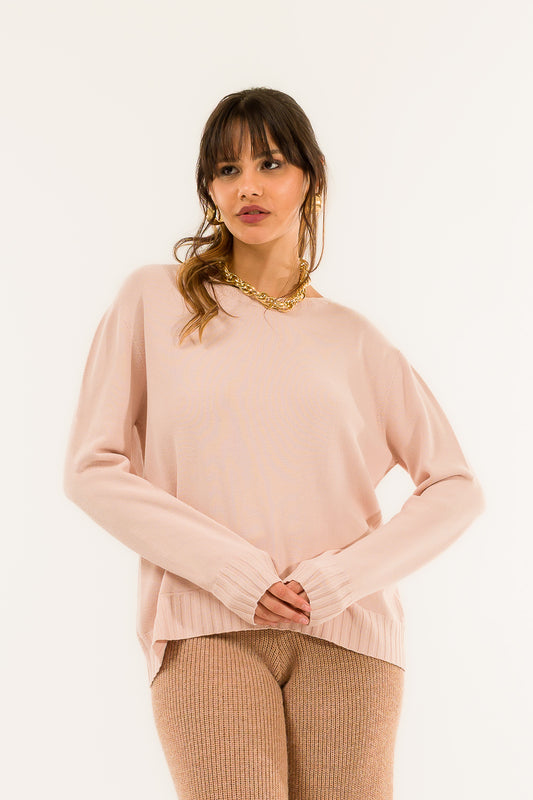 Kontatto - Maglia con spacco dietro