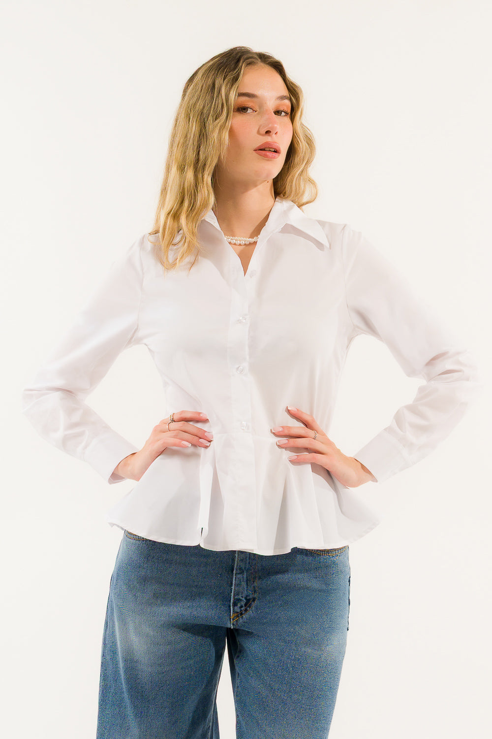 Kontatto - Camicia con balza
