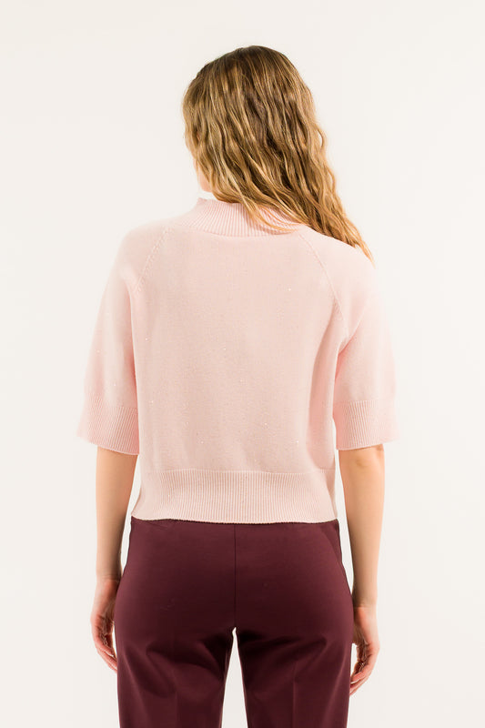 Kontatto - Maglia con micropaillettes