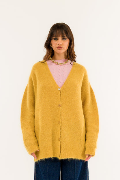 Kontatto - Cardigan lungo in alpaca