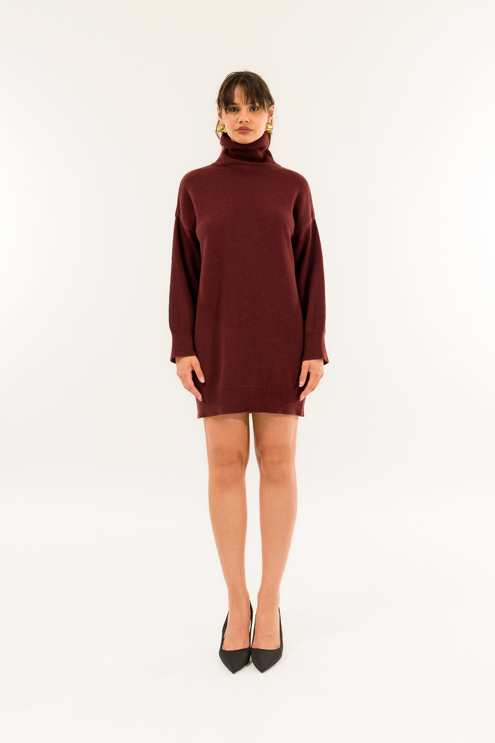 Kontatto - Abito dolcevita in lana