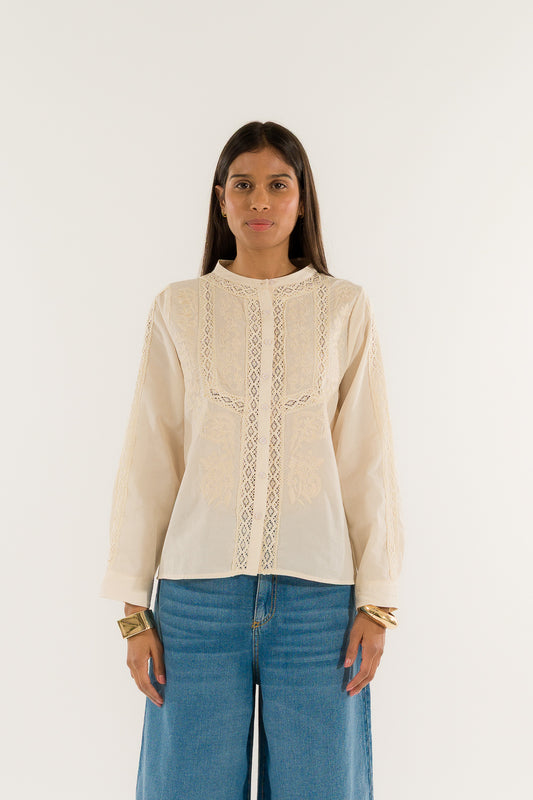 Kontatto - Camicia in pizzo