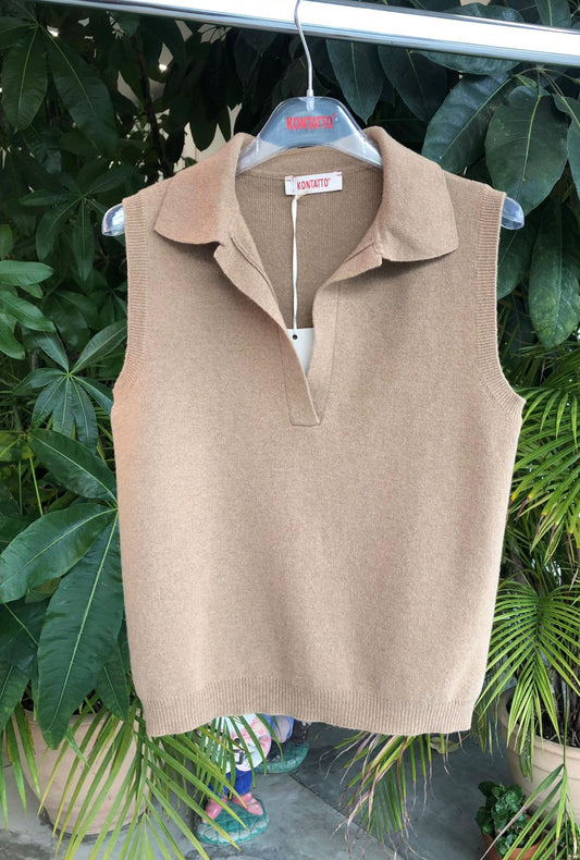 Kontatto- Gilet a polo