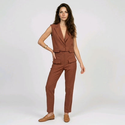 Jenè - Gilet coccio