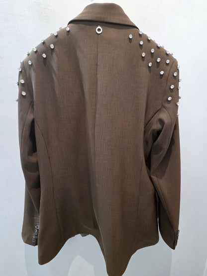 Eco Fashion - Blazer con inserti borchie