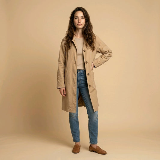Eco Fashion - Trench sabbia