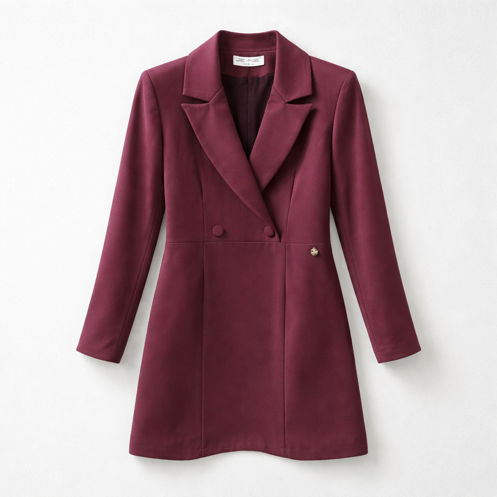 Jenè - Abito elasticizzato ribes