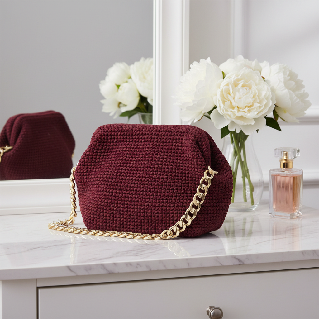 Red - Borsa all'uncinetto