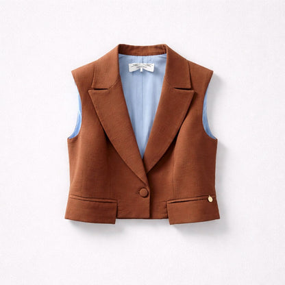 Jenè - Gilet coccio