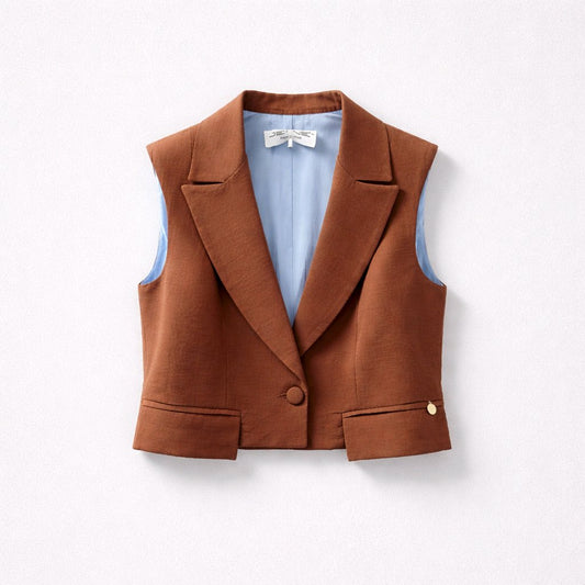 Jenè - Gilet coccio