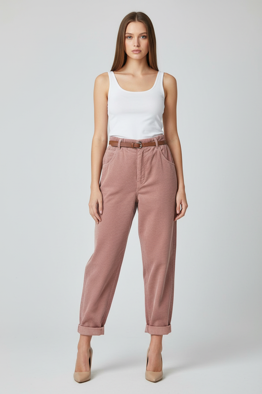 Eco Fashion - Pantalone velluto a coste