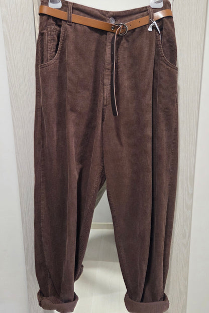 Eco Fashion - Pantalone velluto a coste
