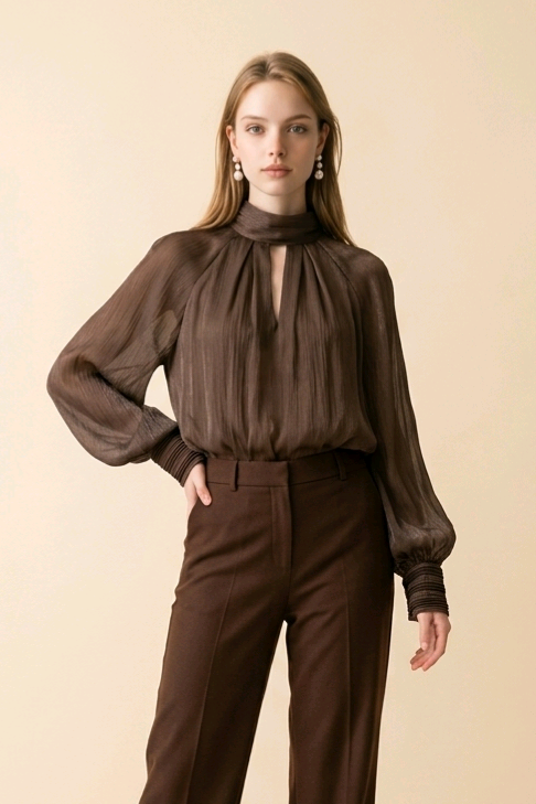 Eco - Casacca scollo a goccia
