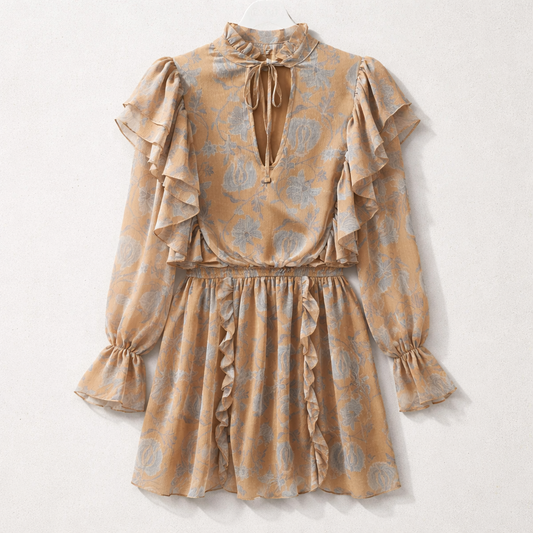 Eco Fashion - Abito fantasia balze