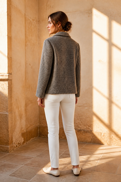 Studio - Giacca in lana marrone