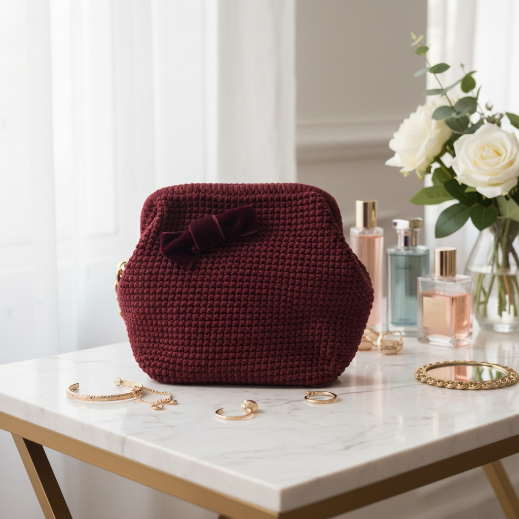 Red - Borsa all'uncinetto