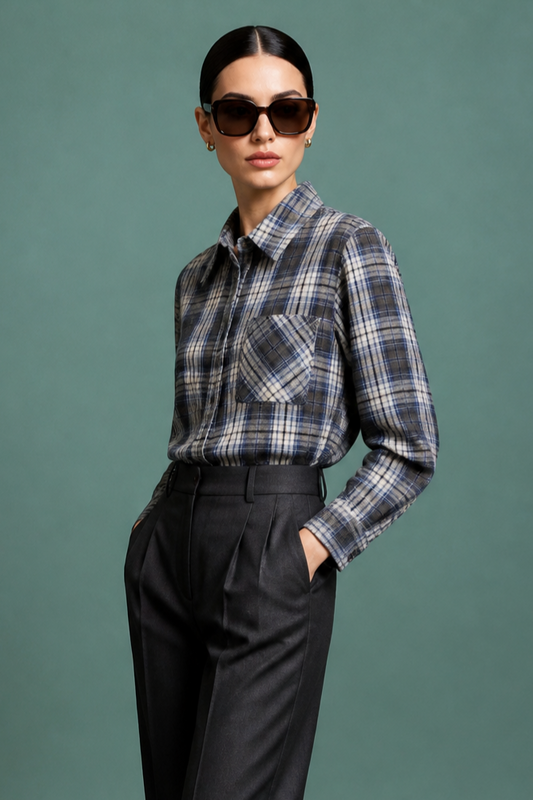 Eco - Camicia scacchi