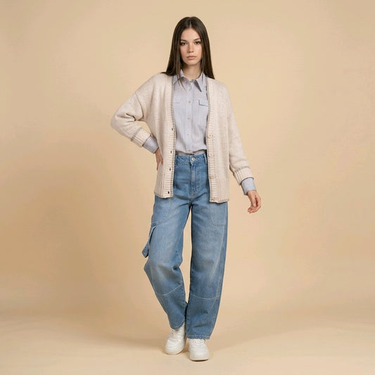 Eco Fashion - Cardigan lurex