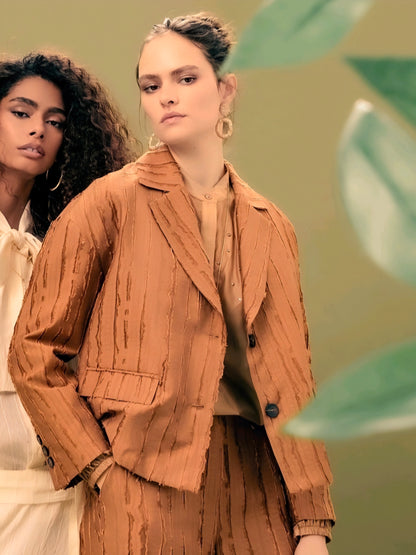 Eco Fashion - Tailleur bronzo