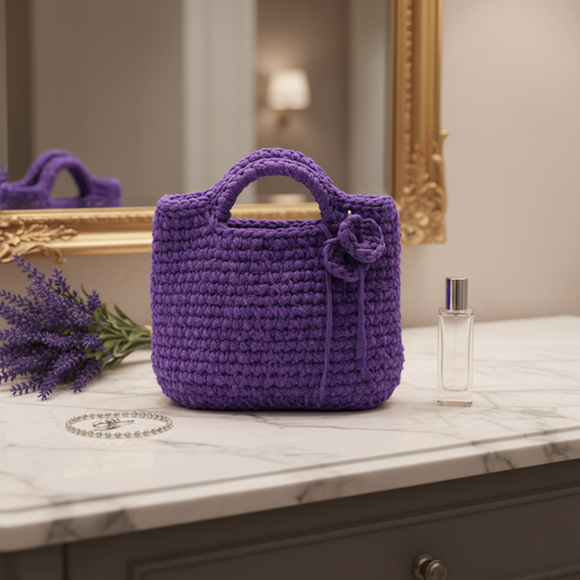 Violetta - Borsa all'uncinetto