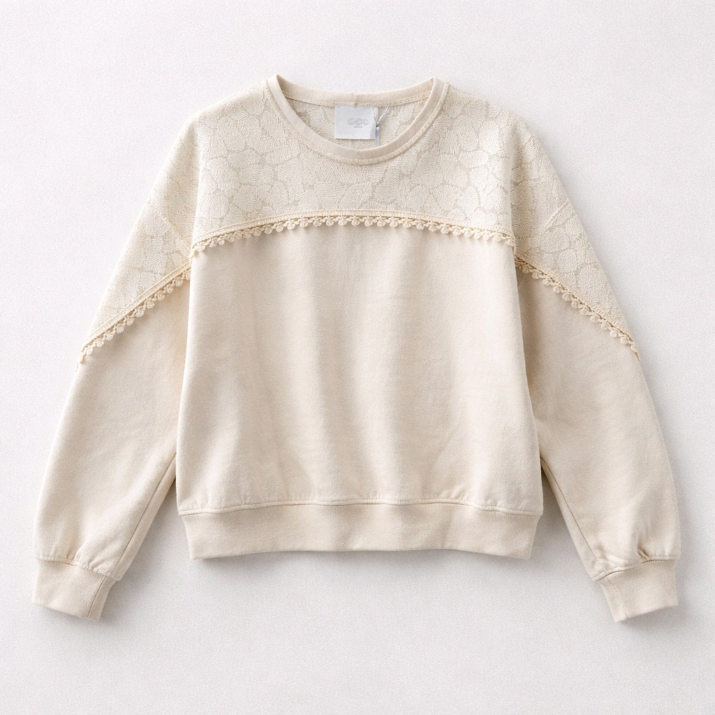 Eco Fashion - Felpa in pizzo