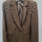 Eco Fashion - Blazer con inserti borchie