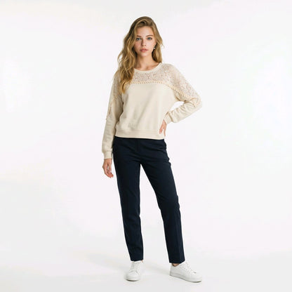 Eco Fashion - Felpa in pizzo