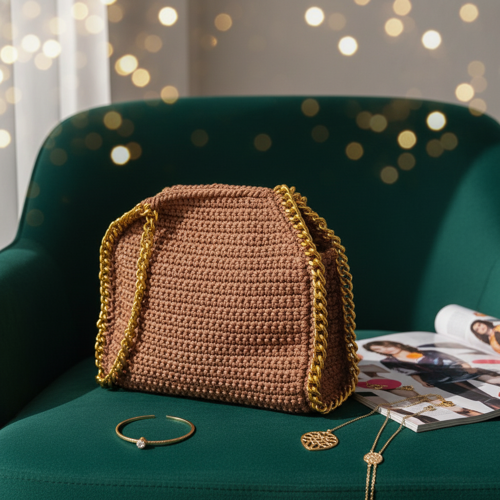 Bronze - Borsa all'uncinetto