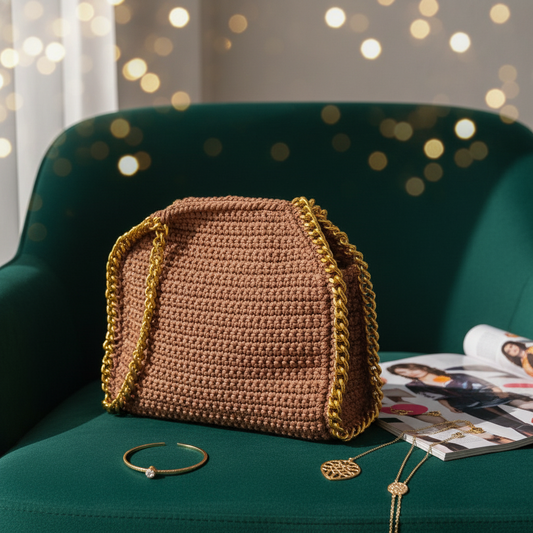 Bronze - Borsa all'uncinetto