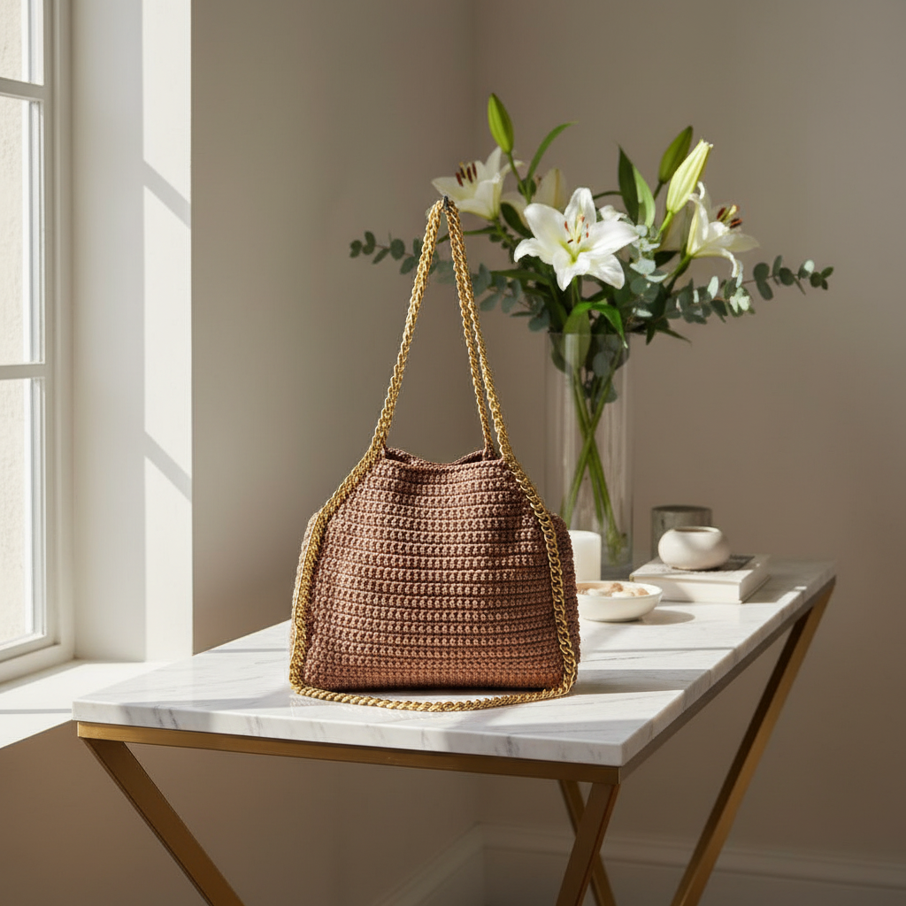 Bronze - Borsa all'uncinetto